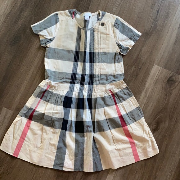 Burberry nova check plaid summer dress